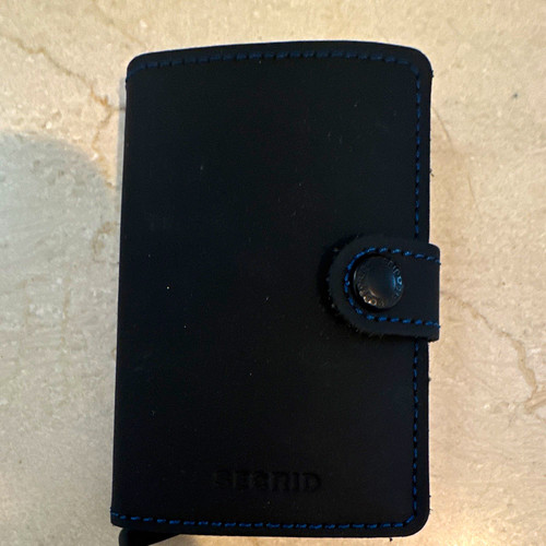Secrid mini wallet - matte, black