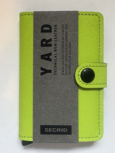 Secrid miniwallet yard lime - secrid,
