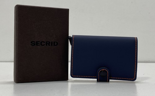Secrid navy blue leather - secrid,