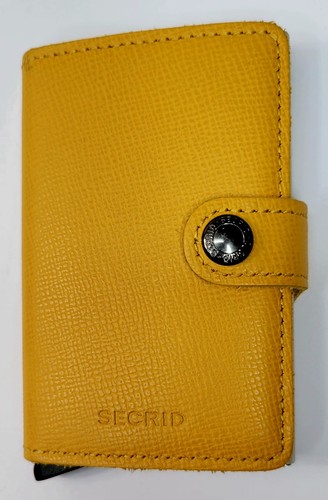 Secrid rfid mini wallet yellow - secrid, mini-wallet